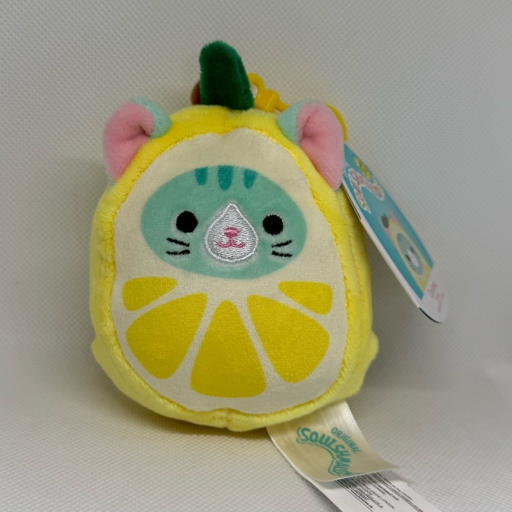 Squishmallow Lemon Cat Clip